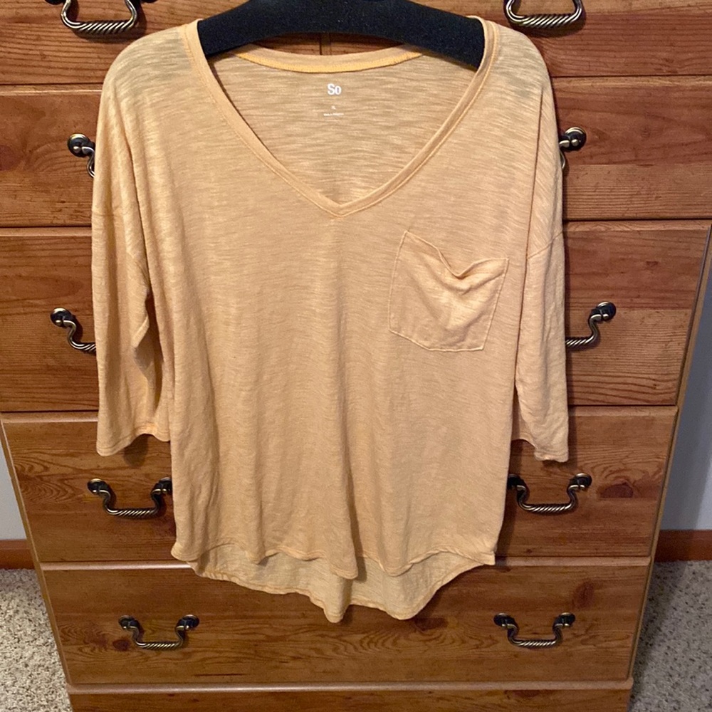 SO pocket tee size xl